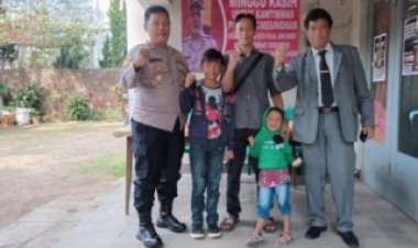 Guna Pelaksanaan lbadah Secara Hikmat,Kapolsek Cireunghas Gelar Minggu Kasih Untuk Kamtibmas Di Gereja