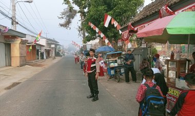 Tingkatkan Pelayanan Prima Kepada Warga, Unit Samapta Polsek Cireunghas Rutin Laksanakan Gatur Lalin