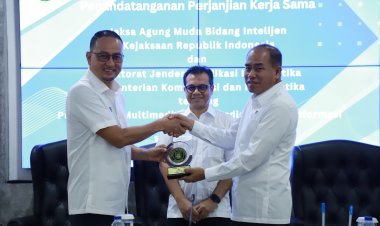 Optimalkan Pengawasan Multimedia,  JAM-Intelijen Menjalin Kerja Sama dengan  Kementerian Komunikasi dan Informatika
