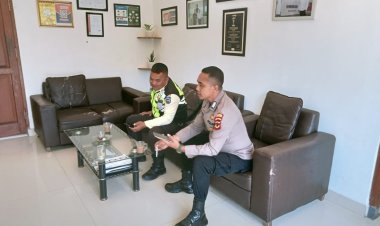 Jaga Kondusifitas,Unit Samapta Polsek Cireunghas Binluh Securiti PT.KAI