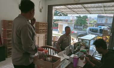 Guna Dekatkan Polri Dengan Warga, Kanit Samapta Polsek Cireunghas Laksanakan Anjangsana