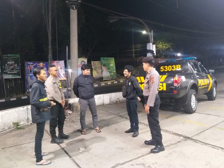 Patroli Dialogis Malam Hari,Upaya Polsek Gunungpuyuh Cegah Gangguan Kamtibmas