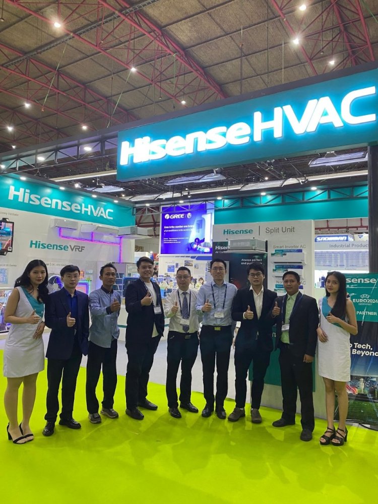 Hisense HVAC Indonesia Ikut Pameran Produk Pendingin Hemat Energi