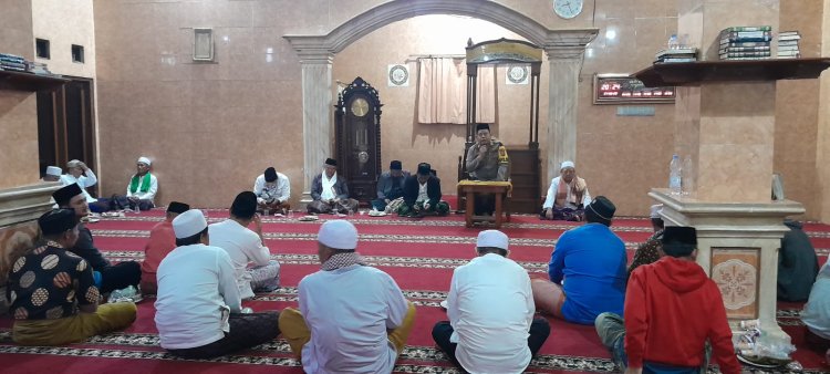 Kapolsek Sukalarang Hadiri Maulid Nabi Muhammad S.A.W di Masjid Darul Falah Sukalarang