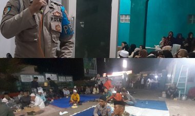 Mewakili Kapolsek, PS Kanit Provos Polsek Sukalarang Sampaikan Sambutan Pada Acara Maulid Nabi