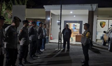 Guna Menekan Gangguan Kamtibmas, Polsek Cireunghas Laksanakan Patroli KRYD
