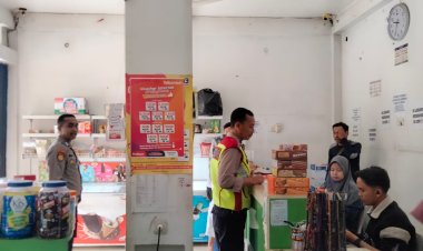 Cegah Aksi Kriminal,Unit Samapta Polsek Cireunghas Laksanakan Patroli Perbankan