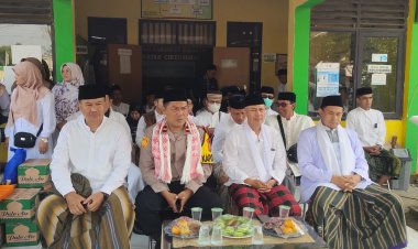Kapolsek Cireunghas Hadiri Peringatan Hari Santri Nasional , Tingkat Kecamatan Cireunghas