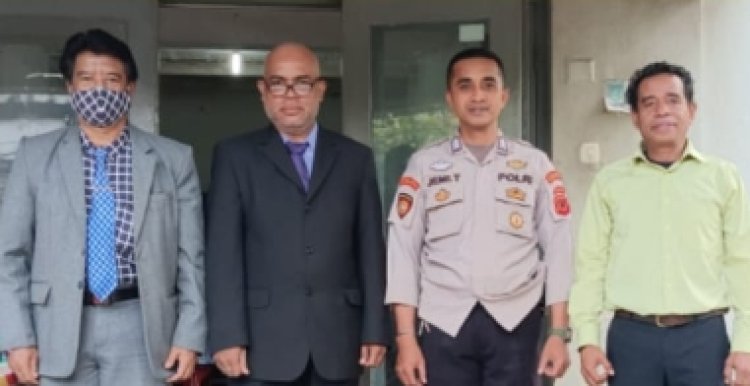 Polsek Cireunghas Polres Sukabumi Kota, Laksanakan Pengamanan Kebaktian Di Gereja