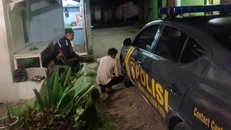 Ciptakan Keamanan Polsek Sukabumi Melaksanakan Patroli Malam