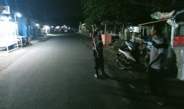 Unit Samapta Polsek Cireunghas Gelar Patroli Malam, Antisipasi Gangguan Kamtibmas