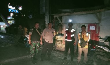 Guna Terciptanya Kamtibmas Yang  Kondusif, Polsek Cireunghas Laksanakan Patroli Gabungan Sinergitas TNI-Polri