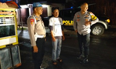 Polsek Kebonpedes Laksanakan Patroli Dialogis,Berikan Himbauan Kamtibmas