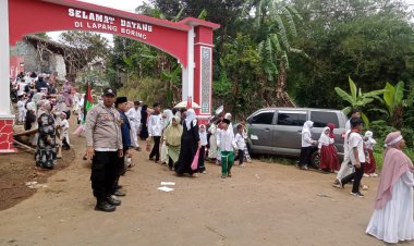 Polsek Kebonpedes Laksanakan Pengamanan Aksi Bela Palestina