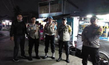 Guna Cegah Gangguan Kamtibmas,Polsek Kebonpedes Laksanakan Patroli KRYD