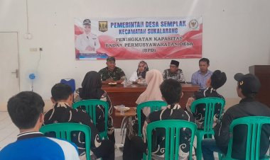 Kegiatan Peningkatan Kapasitas Badan Permusyawaratan Desa Semplak Kecamatan Sukalarang