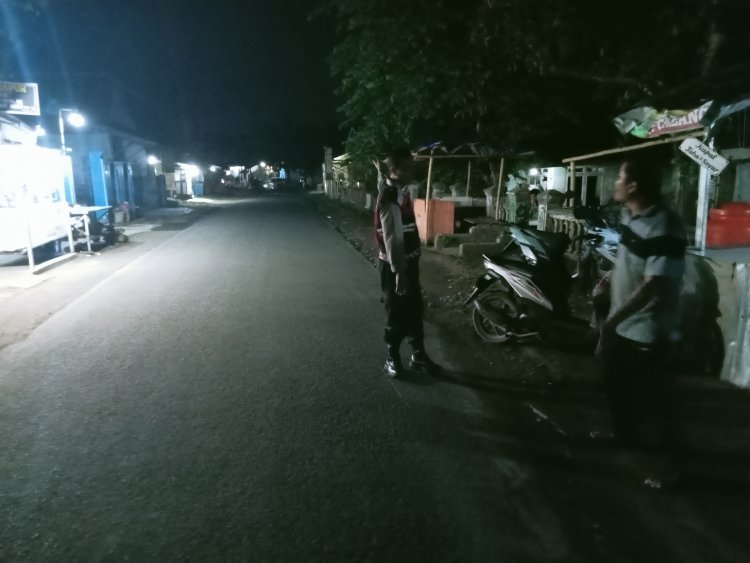 Unit Samapta Polsek Cireunghas Gelar Patroli Malam, Antisipasi Gangguan Kamtibmas