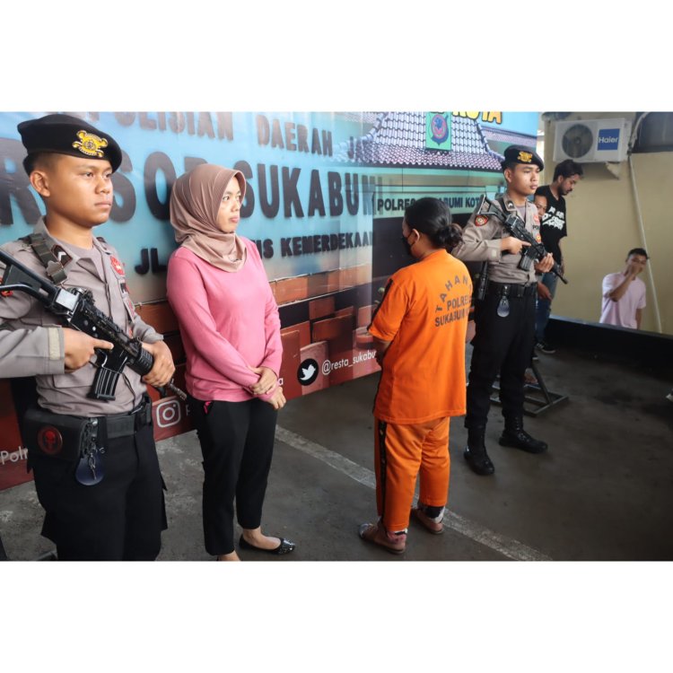 Aniaya Korban Hingga Meninggal Dunia,IRT Di Sukabumi Diamankan Polisi
