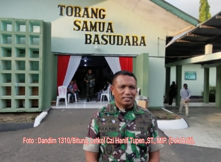 TNI-POLRI Gelar Baksos di Kota Bitung, Letkol Czi Hanif Tupen : Ini Bentuk Kepedulian Kami