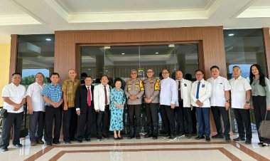 Silaturahmi Bersama Sejumlah Tokoh Agama Kristen, Kapolda Sulut Ajak Jaga Kamtibmas