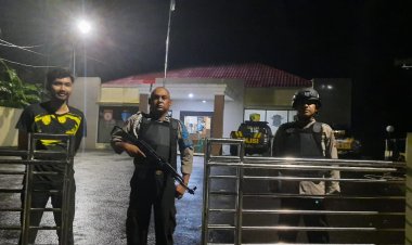 Cegah Aksi Kejahatan,Polsek Cireunghas Tingkatkan Pengamanan Mako Dan Patroli Wilayah