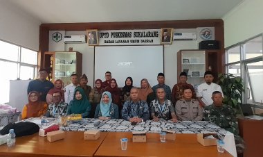 Kepala Desa Semplak Hadiri Kegiatan Re Akreditasi UPTD Puskesmas Sukalarang