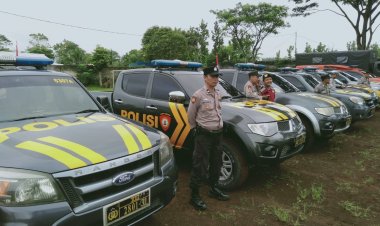 Polsek Cireunghas Ikuti Apel Siaga Bencana Alam Di Kodim 0607 Kota Sukabumi