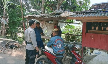 Gelar Patroli Dialogis, Personil Polsek Cireunghas Sampaikan Himbauan Kamtibmas