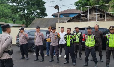 Polsek Cireunghas Polres Sukabumi Kota,Perketat Pengamanan Perayaan Malam Tahun Baru 2024