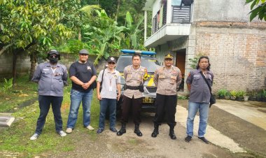 Dukung Kelancaran Demokrasi,Polsek Cireunghas Laksanakan Pengamanan Kampanye Tatap Muka Caleg DPR RI