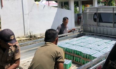Team Hengki Honandar Kembalikan Ratusan Krat Minuman THR Disperindag, Ini Faktanya