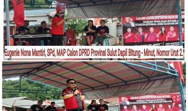 Kampanye Terbatas PDI-P di Pulau Lembeh, Calon DPRD Provinsi Sulut Dapil Bitung-Minut Sampaikan Program GaMa