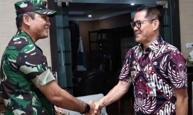 Bupati Minut Dikunjungi Danlanud Sam Ratulangi yang Baru