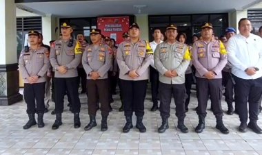 PJU Polres Bitung Buat Pernyataan Sikap Dukung Kepemimpinan TBS