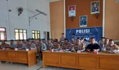 Polda Bengkulu Lakukan Penilaian dan Standar Akreditasi Semester II Polres Kaur