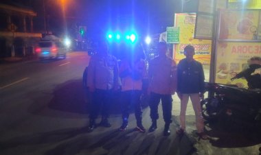 Jelang Pemilu 2024, Polsek Sukaraja Tingkatkan Patroli Siaga