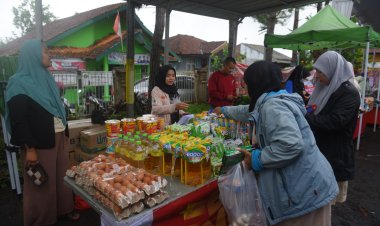 Kegiatan Bazar di Kecamatan Cibeureum Kota Sukabumi  "Supaya Inflasi Terkendali"