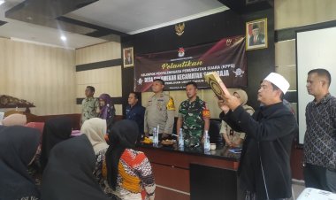 175 KPPS Desa Sukamekar Serentak Dilantik  Secara Khidmat