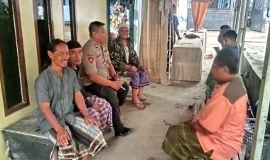 Sambangi Warga dan Tokoh agama, Upaya Bhabinkamtibmas Dalam Menjaga Lingkungan