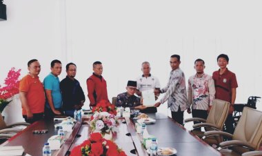 Bupati Kaur Serahkan Hibah Lahan ke Pemdes Bandu Agung