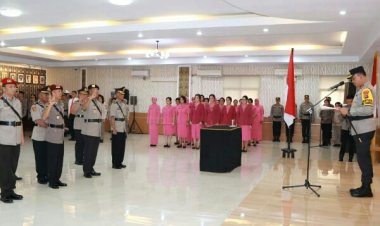 Dirreskrimsus Berganti, Ini Daftar Pejabat yang Diserahterimakan Kapolda Sulut