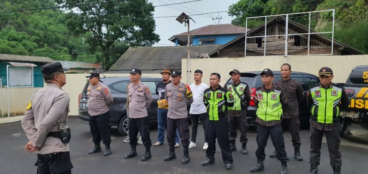 Polsek Cireunghas Polres Sukabumi Kota,Perketat Pengamanan Perayaan Malam Tahun Baru 2024
