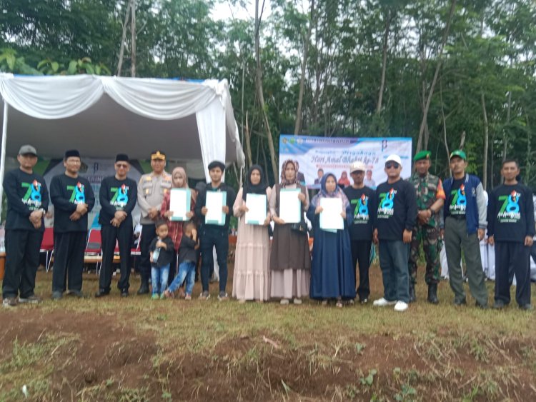 Kapolsek Hadiri Apel Peringatan Hari Amal Bakti ke 78 Tingkat Kecamatan Sukaraja