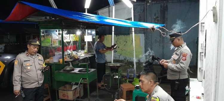 Polsek Cireunghas Polres Sukabumi Kota,Gelar Patroli KRYD Akhir Pekan