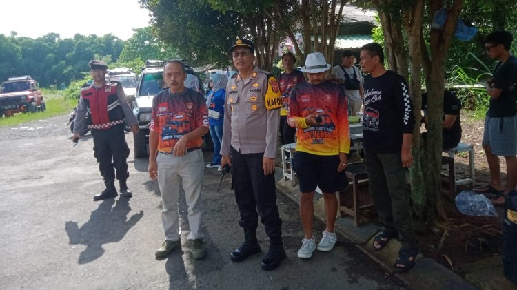 Kapolsek Sukabumi Pimpin  Pengamanan Kegiatan Anniversary Sukabumi Feroza Club