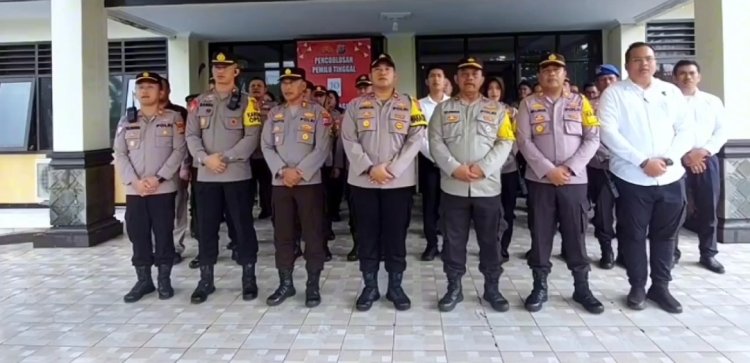 PJU Polres Bitung Buat Pernyataan Sikap Dukung Kepemimpinan TBS