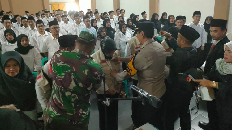 Kapolsek Sukabumi Hadiri Pelantikan Dan Bintek PTPS