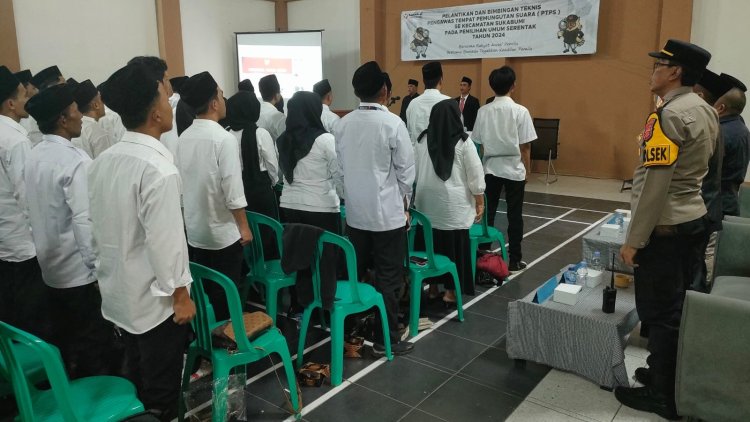 Kapolsek Sukabumi Hadiri Pelantikan Dan Bintek PTPS