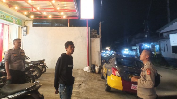 Cegah Gangguan Kamtibmas, Polsek Sukabumi Terus Lakukan Patroli Malam