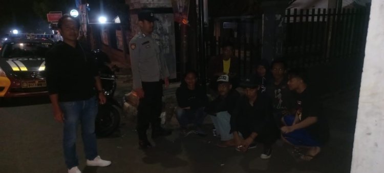 Jaga Sitkamtibmas Polsek Sukabumi  Terus Lakukan Patroli KRYD